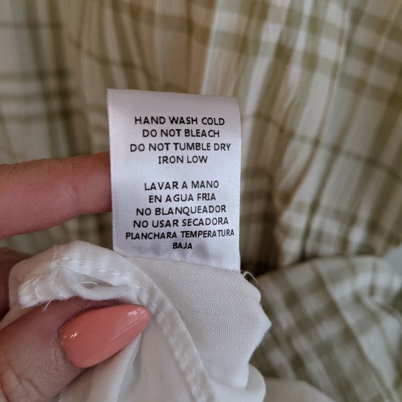 NEW English Factory tiered plaid check sundress - Picture 9 of 9